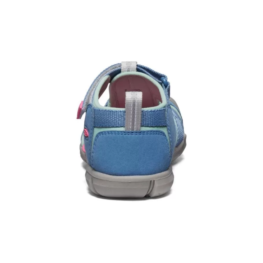 Kids KEEN Sandals-Big Kids' Seacamp Ii Cnx | Coronet Blue/Hot Pink