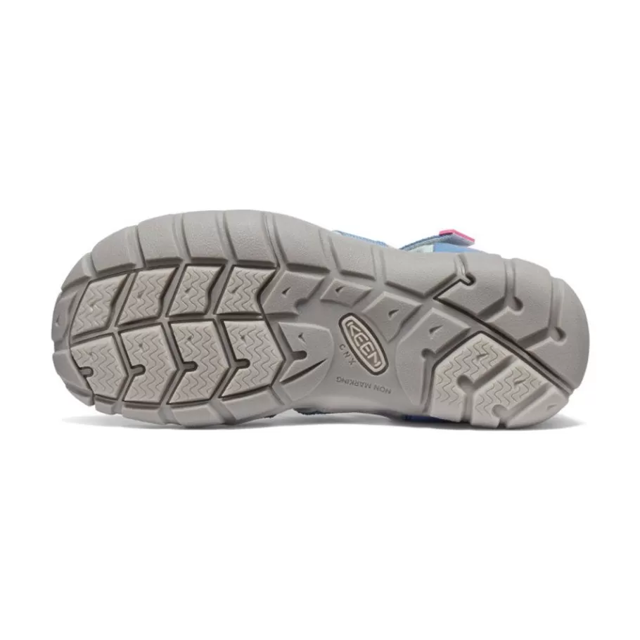 Kids KEEN Sandals-Big Kids' Seacamp Ii Cnx | Coronet Blue/Hot Pink