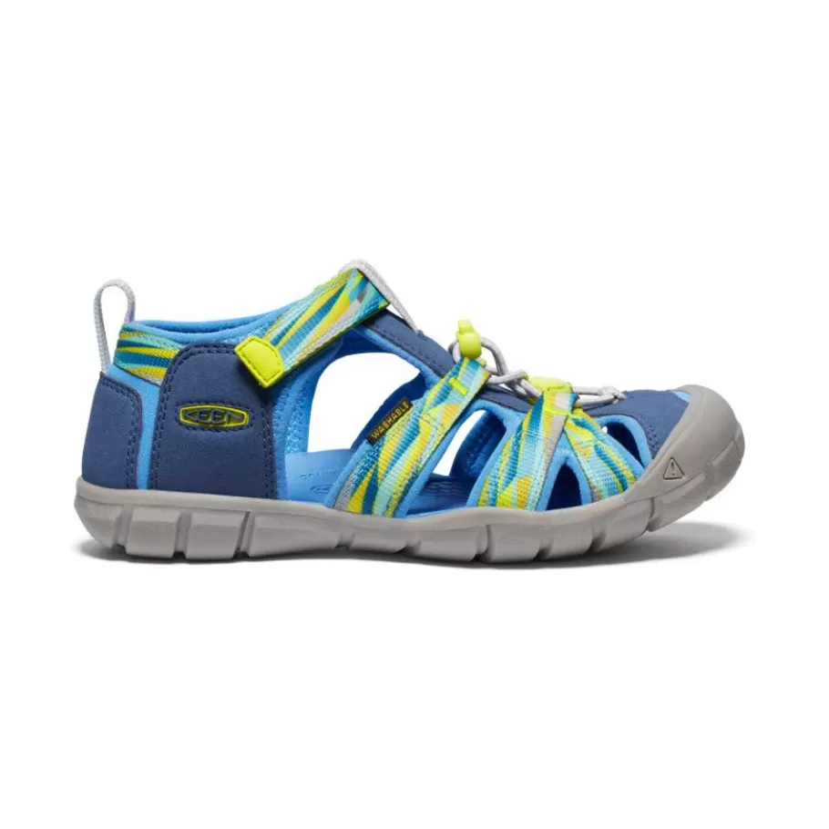 Kids KEEN Sandals-Big Kids' Seacamp Ii Cnx | Vintage Indigo/Evening Primrose