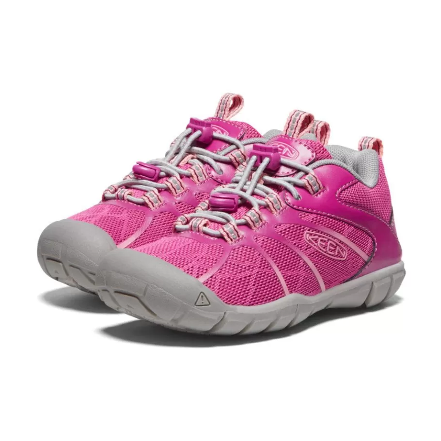 Kids KEEN Shoes-Little Kids' Chandler 2 Cnx Sneaker | Festival Fuchsia/Ibis Rose