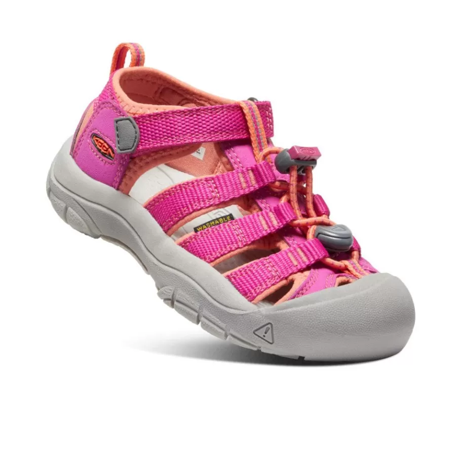 Kids KEEN Sandals-Little Kids' Newport H2 | Very Berry/Fusion Coral