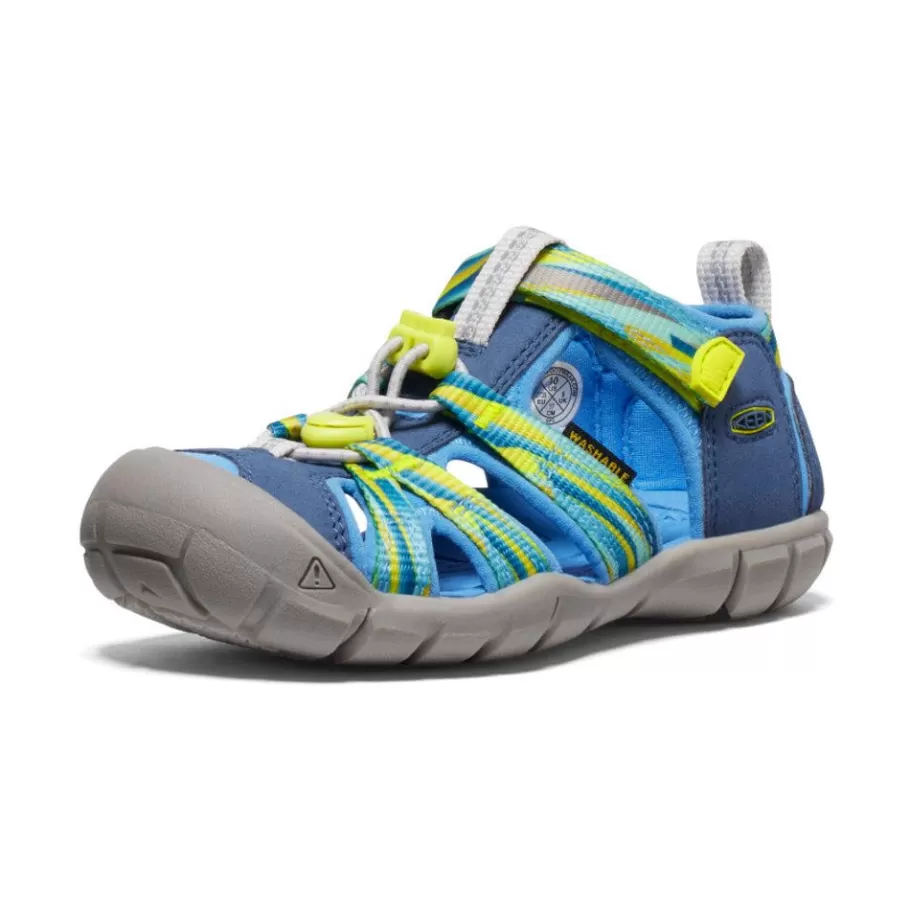 Kids KEEN Sandals-Little Kids' Seacamp Ii Cnx | Vintage Indigo/Evening Primrose