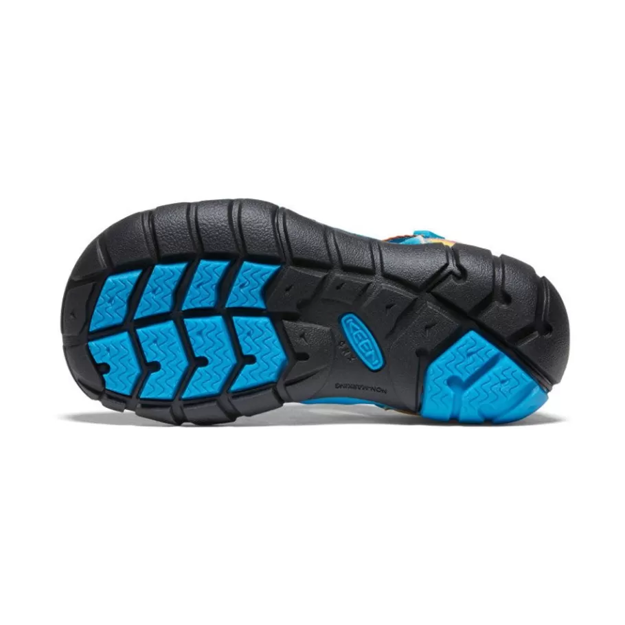Kids KEEN Sandals-Little Kids' Seacamp Ii Cnx | Vivid Blue/Original Tie Dye