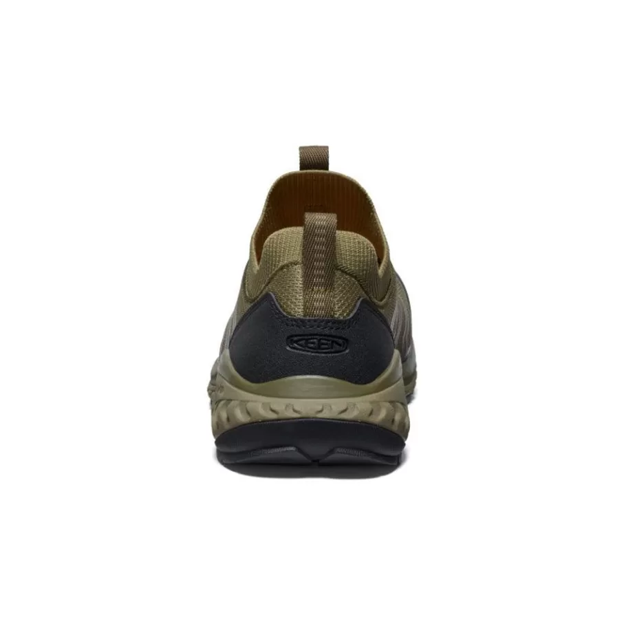 Men KEEN Work Boots & Shoes-Men'S Arvada Shift Work Sneaker (Carbon-Fiber Toe) | Martini Olive/Black