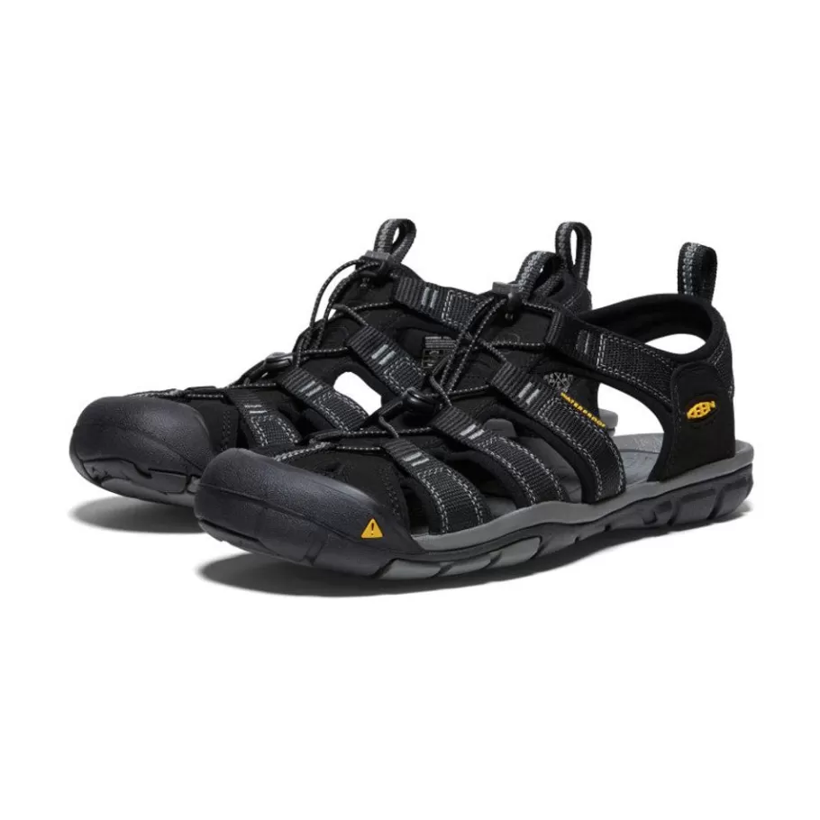 Men KEEN Sandals-Men'S Clearwater Cnx | Black/Gargoyle