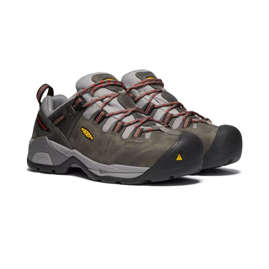 Men KEEN Work Boots & Shoes-Men'S Detroit Xt Internal Met (Steel Toe) | Steel Grey/Bossa Nova