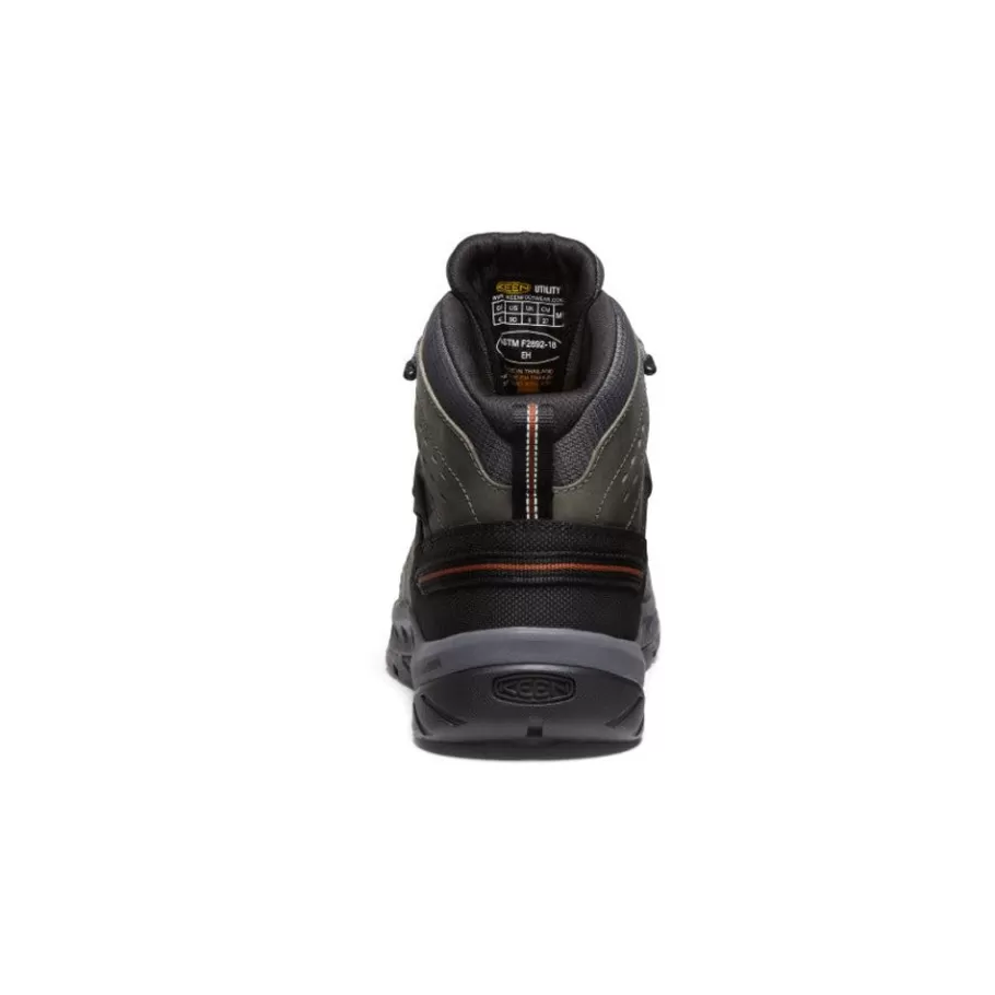 Men KEEN Work Boots & Shoes-Men'S Flint Ii Waterproof Mid (Soft Toe) | Steel Grey/Tortoise Shell