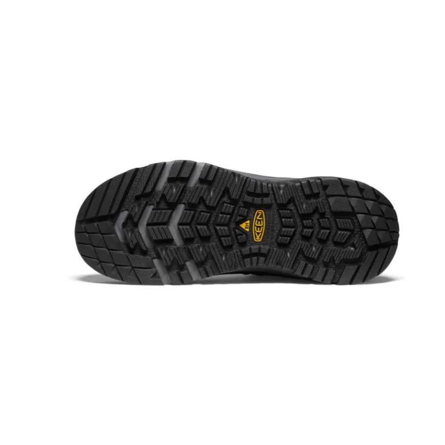 Men KEEN Work Boots & Shoes-Men'S Kansas City+ Kbf Waterproof Mid (Soft Toe) | Coffee Bean/Black