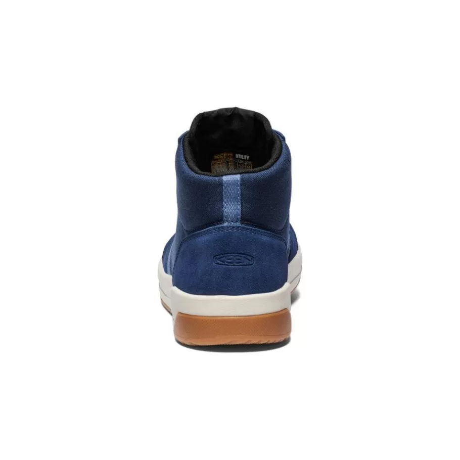 Men KEEN Work Boots & Shoes-Men'S Kenton Mid Work Shoe (Carbon-Fiber Toe) | Naval Academy/Gum