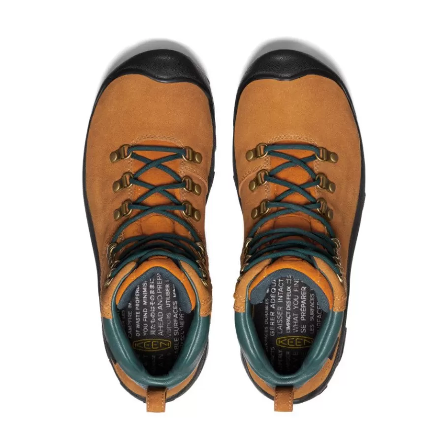 Men KEEN Boots-Men'S Pyrenees Waterproof Boot X Leave No Trace | Maple/Marmalade