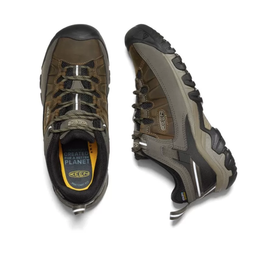Men KEEN Shoes-Men'S Targhee Iii Waterproof Wide | Bungee Cord/Black