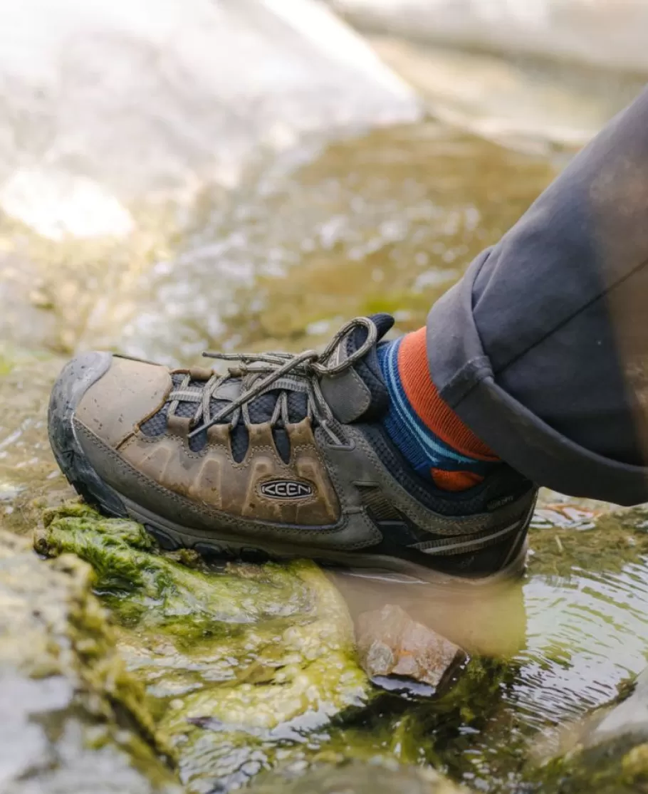 Men KEEN Shoes-Men'S Targhee Iii Waterproof Wide | Bungee Cord/Black