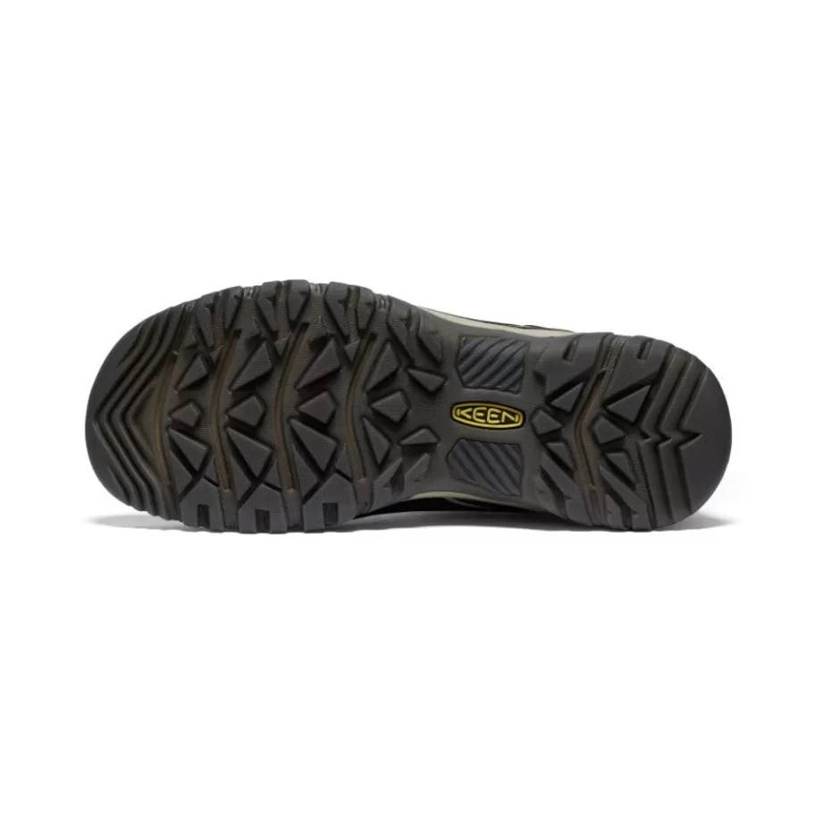 Men KEEN Shoes-Men'S Targhee Iv Wide Waterproof Hiking Shoe | Dark Olive/Gold Flame