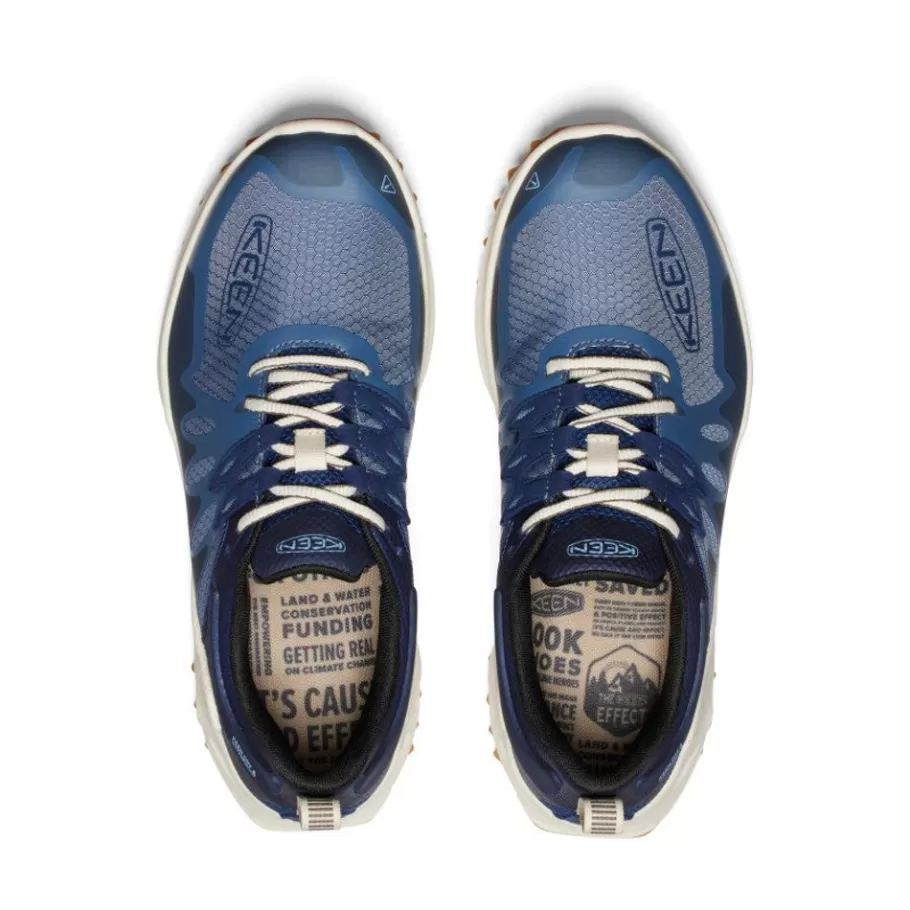 Men KEEN Shoes-Men'S Zionic Waterproof Hiking Shoe | Vintage Indigo/Faded Denim