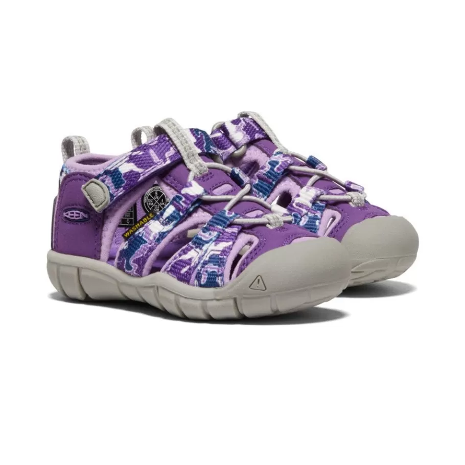 Kids KEEN Sandals-Toddlers' Seacamp Ii Cnx | Camo/Tillandsia Purple