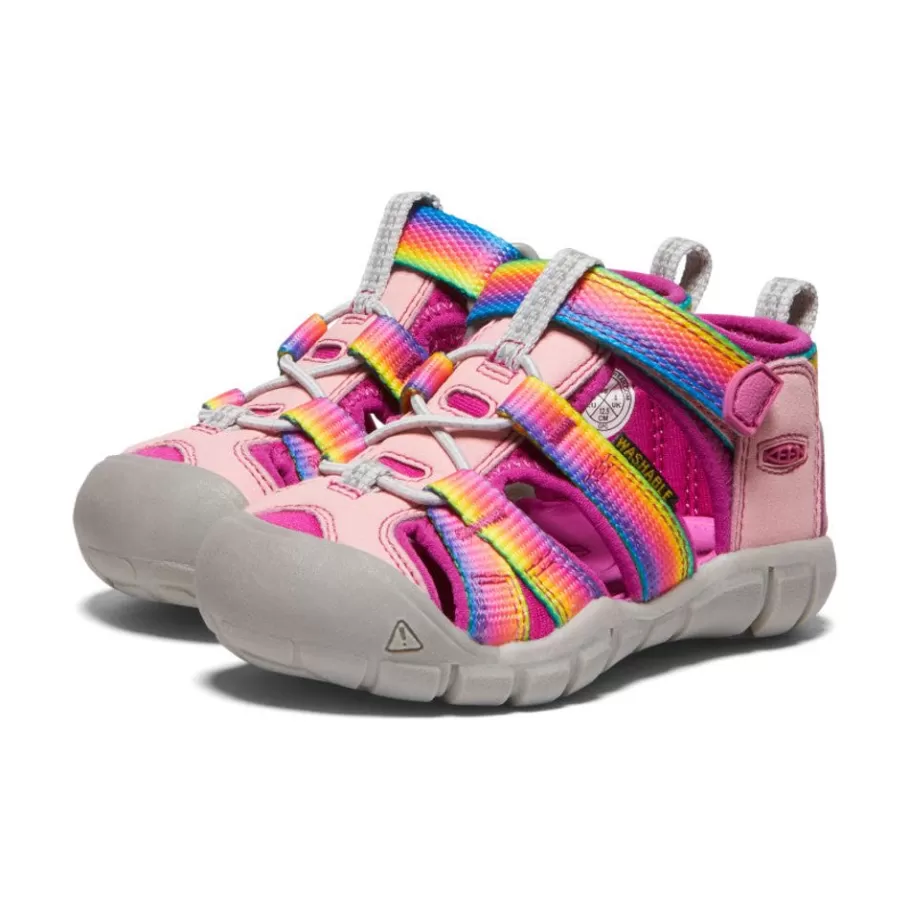 Kids KEEN Sandals-Toddlers' Seacamp Ii Cnx | Rainbow/Festival Fuchsia