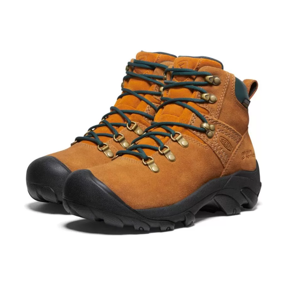 Women KEEN Boots-Women'S Pyrenees Waterproof Boot X Leave No Trace | Maple/Marmalade