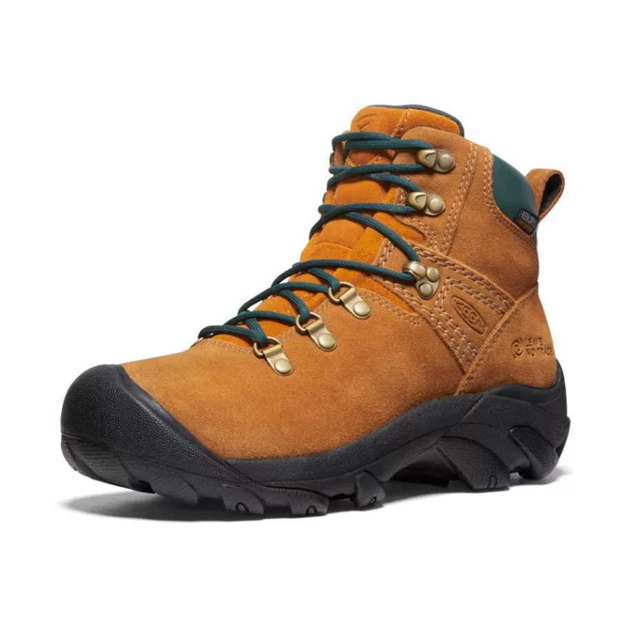 Women KEEN Boots-Women'S Pyrenees Waterproof Boot X Leave No Trace | Maple/Marmalade