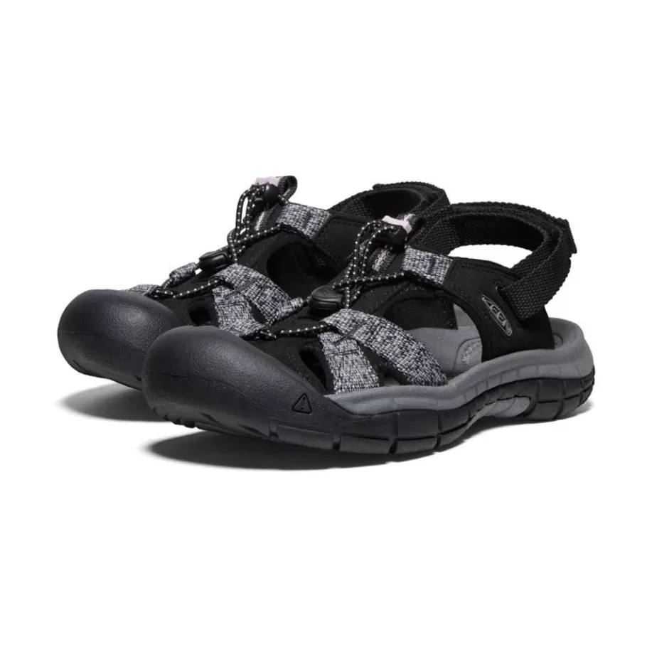 Women KEEN Sandals-Women'S Ravine H2 Sandal | Black/Dawn Pink