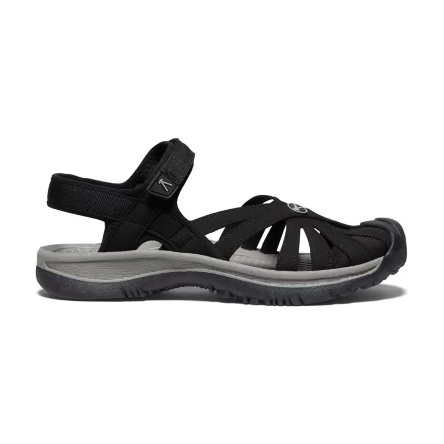 Women KEEN Sandals-Women'S Rose Sandal | Black/Neutral Gray