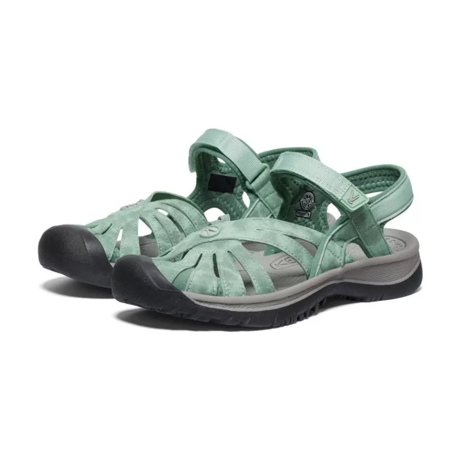 Women KEEN Sandals-Women'S Rose Sandal | Granite Green/Drizzle