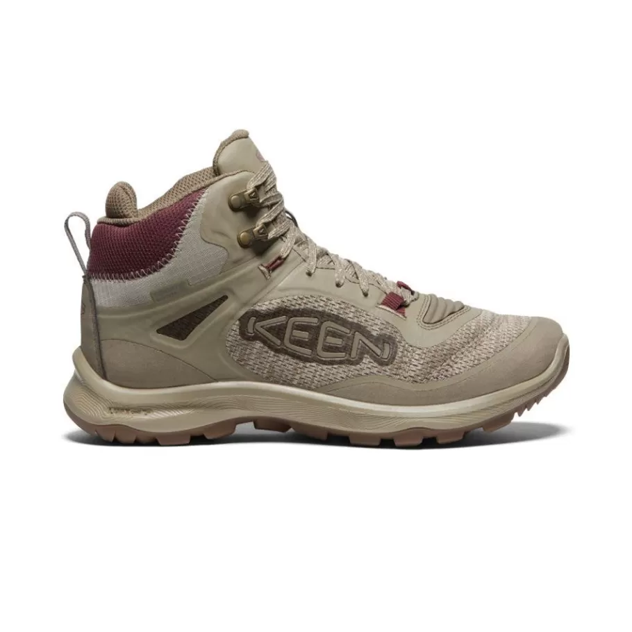 Women KEEN Boots-Women'S Terradora Flex Waterproof Boot | Plaza Taupe/Windsor Wine