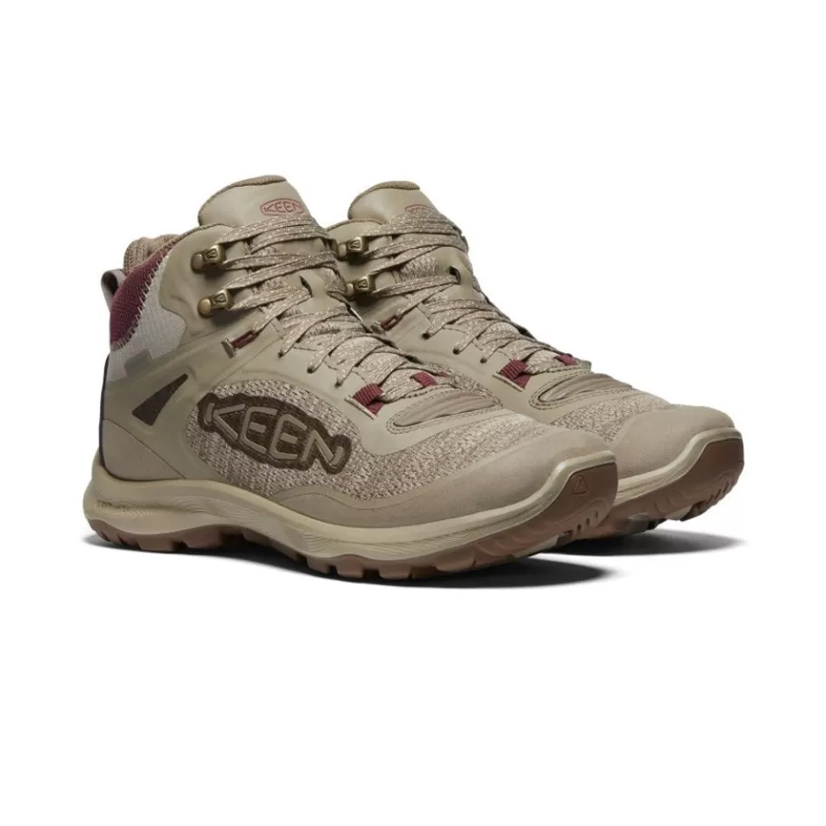 Women KEEN Boots-Women'S Terradora Flex Waterproof Boot | Plaza Taupe/Windsor Wine