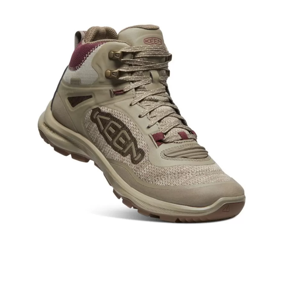 Women KEEN Boots-Women'S Terradora Flex Waterproof Boot | Plaza Taupe/Windsor Wine