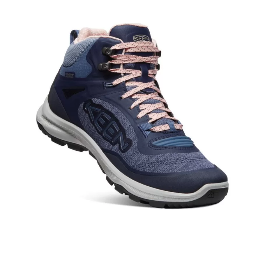 Women KEEN Boots-Women'S Terradora Flex Waterproof Boot | Vintage Indigo/Peachy