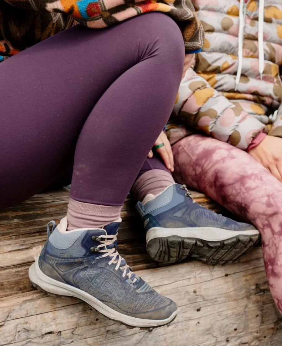 Women KEEN Boots-Women'S Terradora Flex Waterproof Boot | Vintage Indigo/Peachy