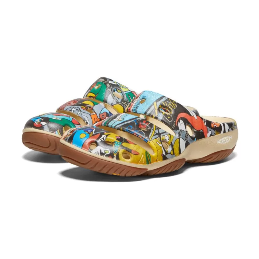 Women KEEN Slip-Ons-Women'S Yogui Arts Clog X Artpara Fukagawa | Kujira To Nakamatachi