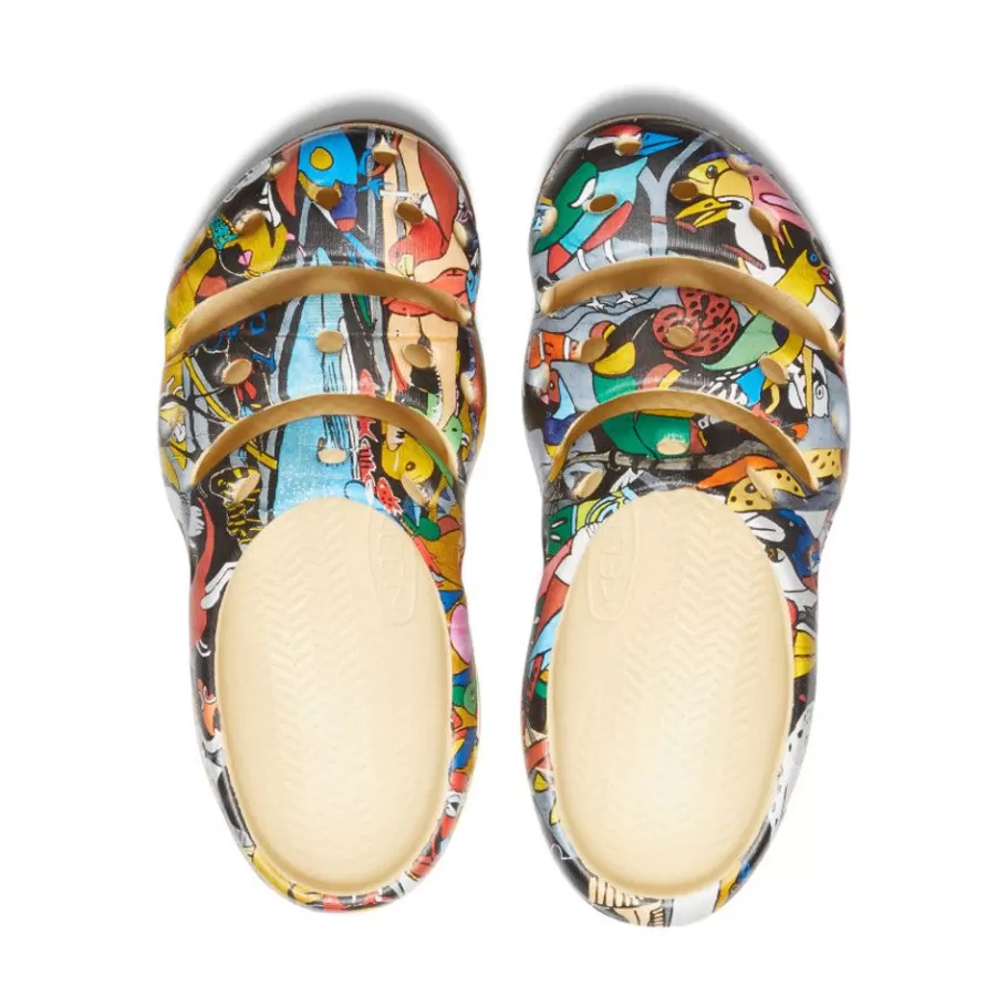 Women KEEN Slip-Ons-Women'S Yogui Arts Clog X Artpara Fukagawa | Kujira To Nakamatachi