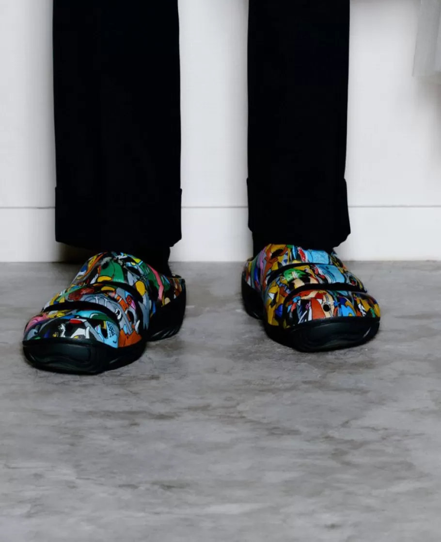 Women KEEN Slip-Ons-Women'S Yogui Arts Clog X Artpara Fukagawa | Kujira To Nakamatachi
